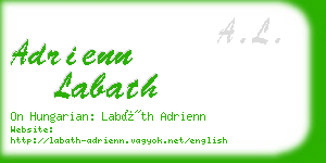 adrienn labath business card